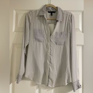 Black & White Market Women’s Stripped Blouse